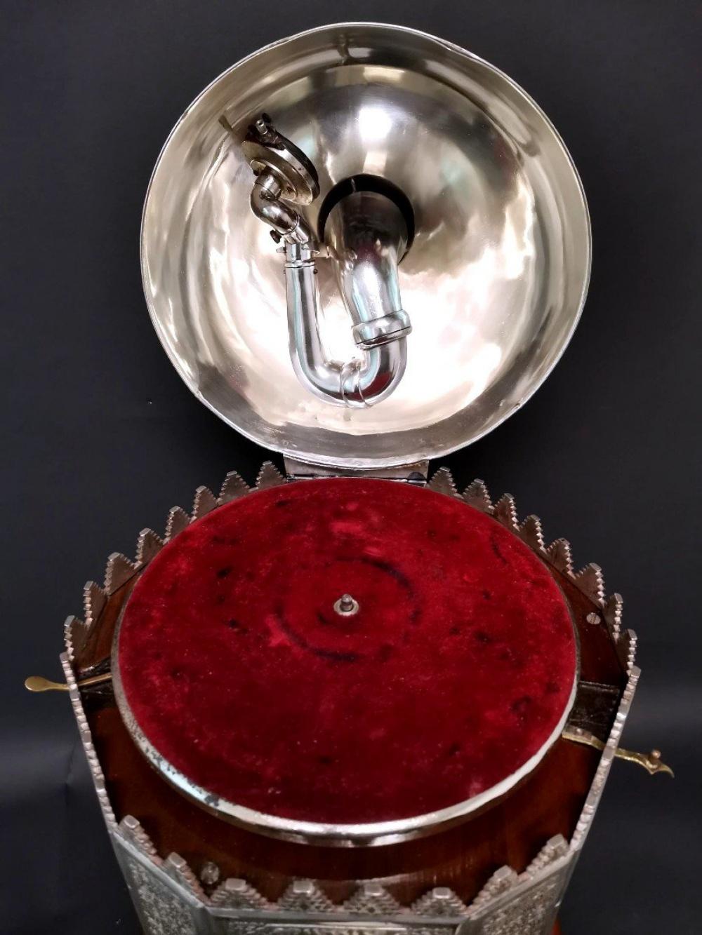 Hand-Crafted Rare Gramophone Made for the Gramophone Exhibition in Seville in 1925