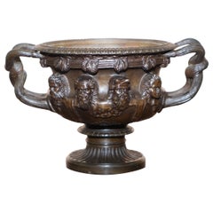 Rare Grand Tour Bronze of the Warwick Vase circa 1880 Based on Roman Original