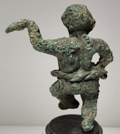 Rare Greek, 'Alexandrian', Bronze Grotesque Statuette of a Pugilist Boxer