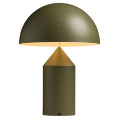 Rare Green Atollo Table Lamp by Vico Magistretti, Italy circa 1970
