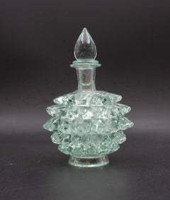 Rare Green Ercole Barovier Rostrato Murano Glass Vase for Barovier & Toso