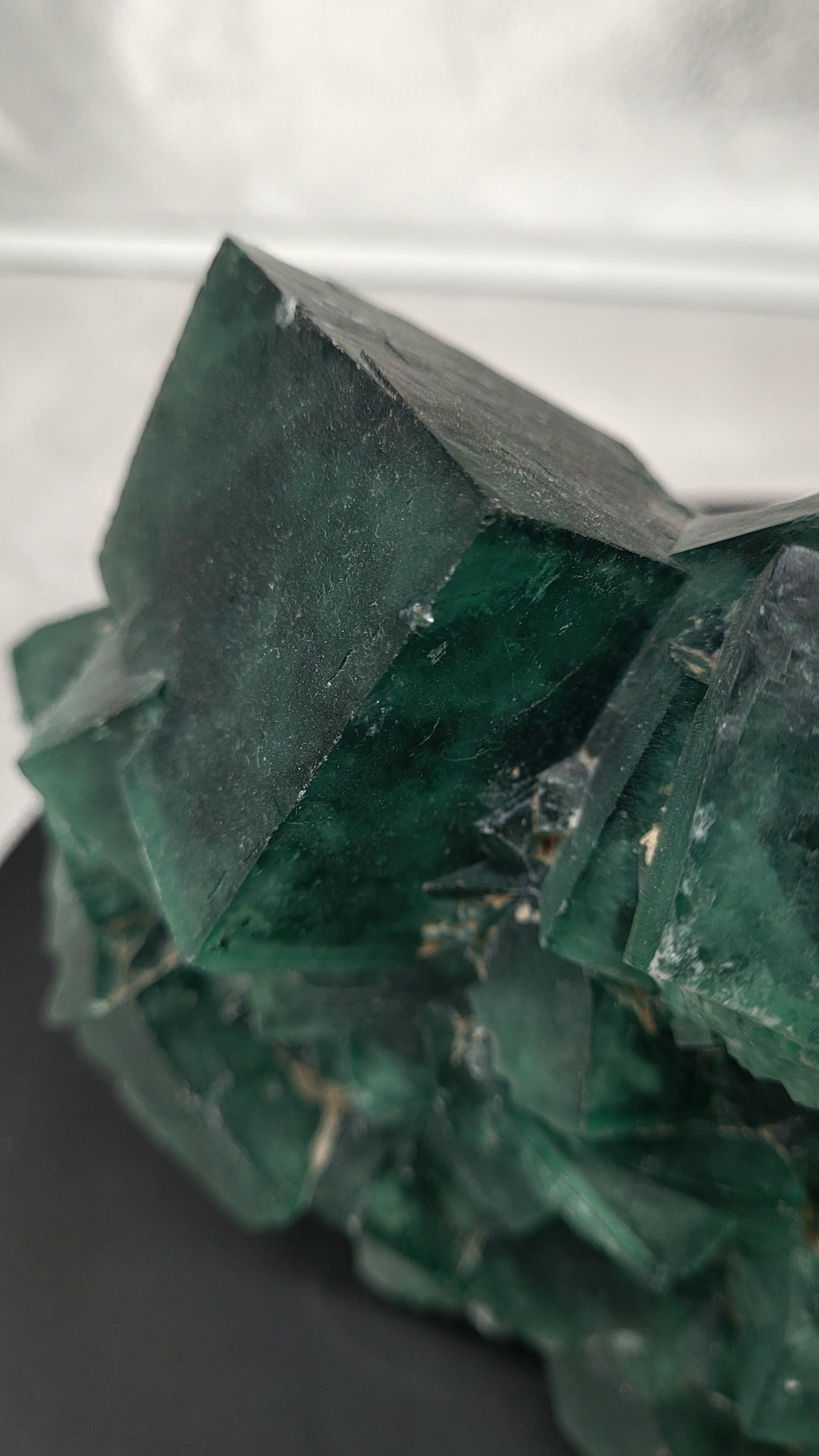 Rare Green Fluorite, U.V Reactive, from Madagascar. For Sale 2
