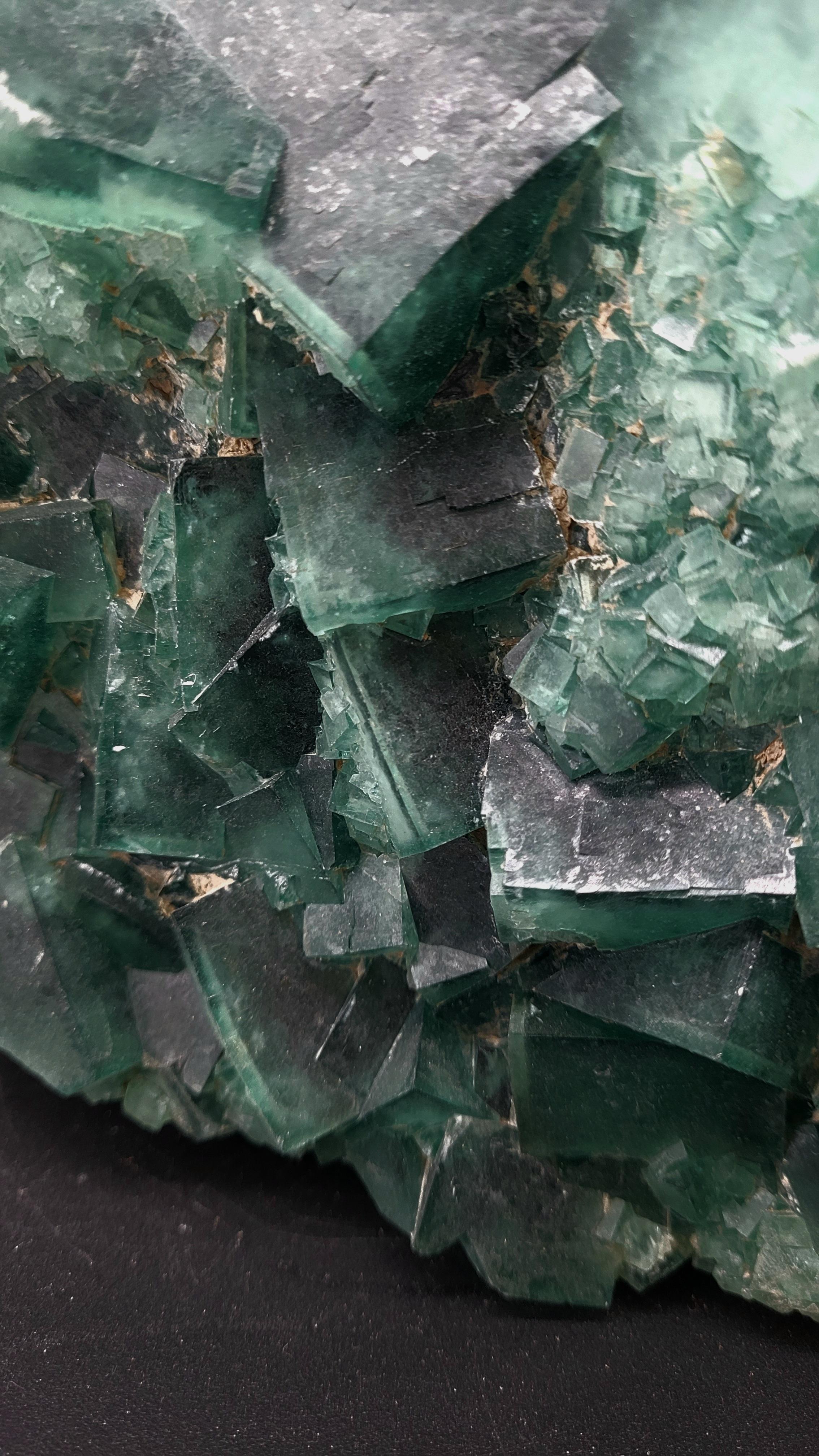 Rare Green Fluorite, U.V Reactive, from Madagascar. For Sale 3