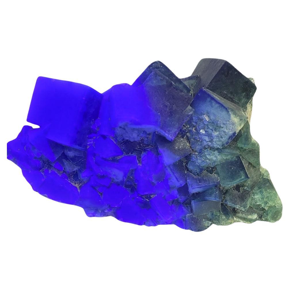 Rara fluorite verde, reattiva agli U.V., proveniente dal Madagascar.