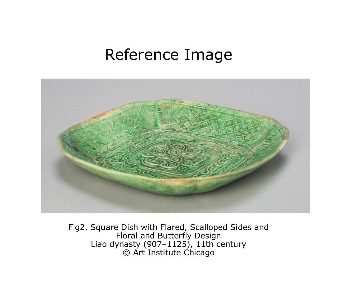 Rare Green-Glazed 'Fishes and Wave' Bowl, Liao-Song Dynasty For Sale 7