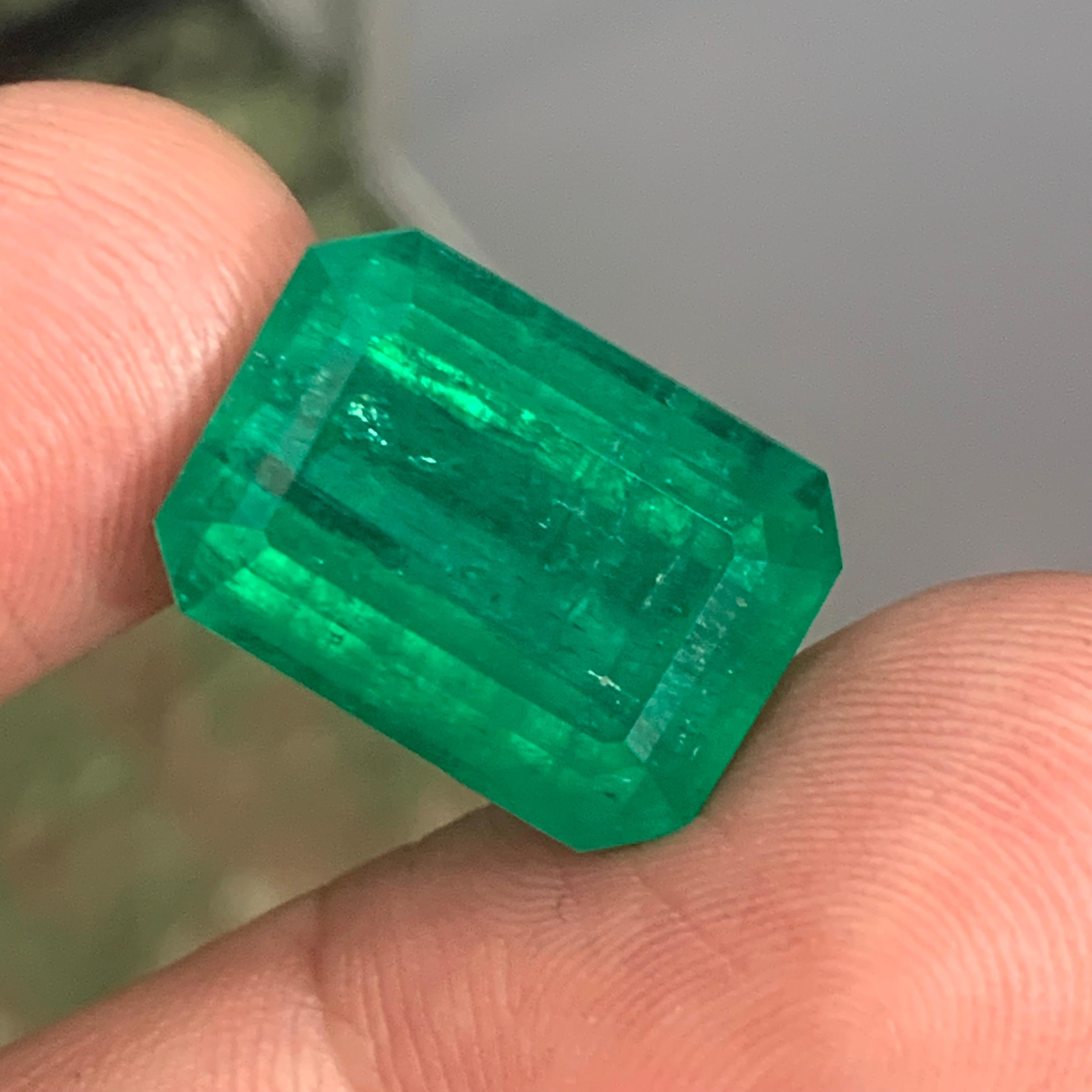 Rare Green Natural Emerald Loose Gemstone for Ring, Bracelet, Necklace Pendant or any other Jewelry Setting-Emerald Cut from Panjshir, Afghanistan!!

💎 GEMSTONE TYPE: Emerald
⚖️ WEIGHT:  15.40 Carats
🪚 SHAPE & CUT: Emerald Cut
📏 SIZE (MM): 16.80