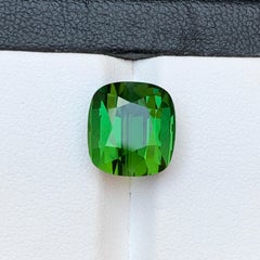 Rare Green Natural Tourmaline Ring Loose Gemstone 7.55 Ct Cushion Cut-Jewelry Rare Green Natural Tourmaline Ring Loose Gemstone 7.55 Ct Cushion Cut-Jewelry