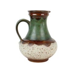 Seltene grüne Vase Terrazzo Westdeutschland Steingut Ü-Keramik 1808-30