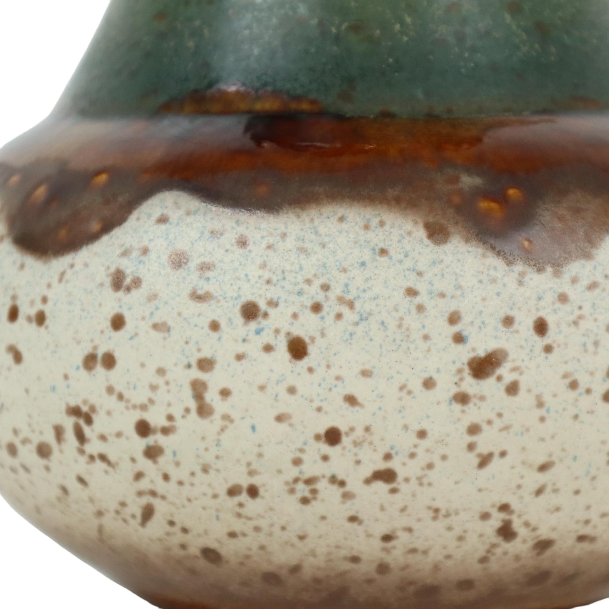 Raro vaso verde Terrazzo Germania Ovest in terracotta Ü-Keramik 1808-30 in vendita 1