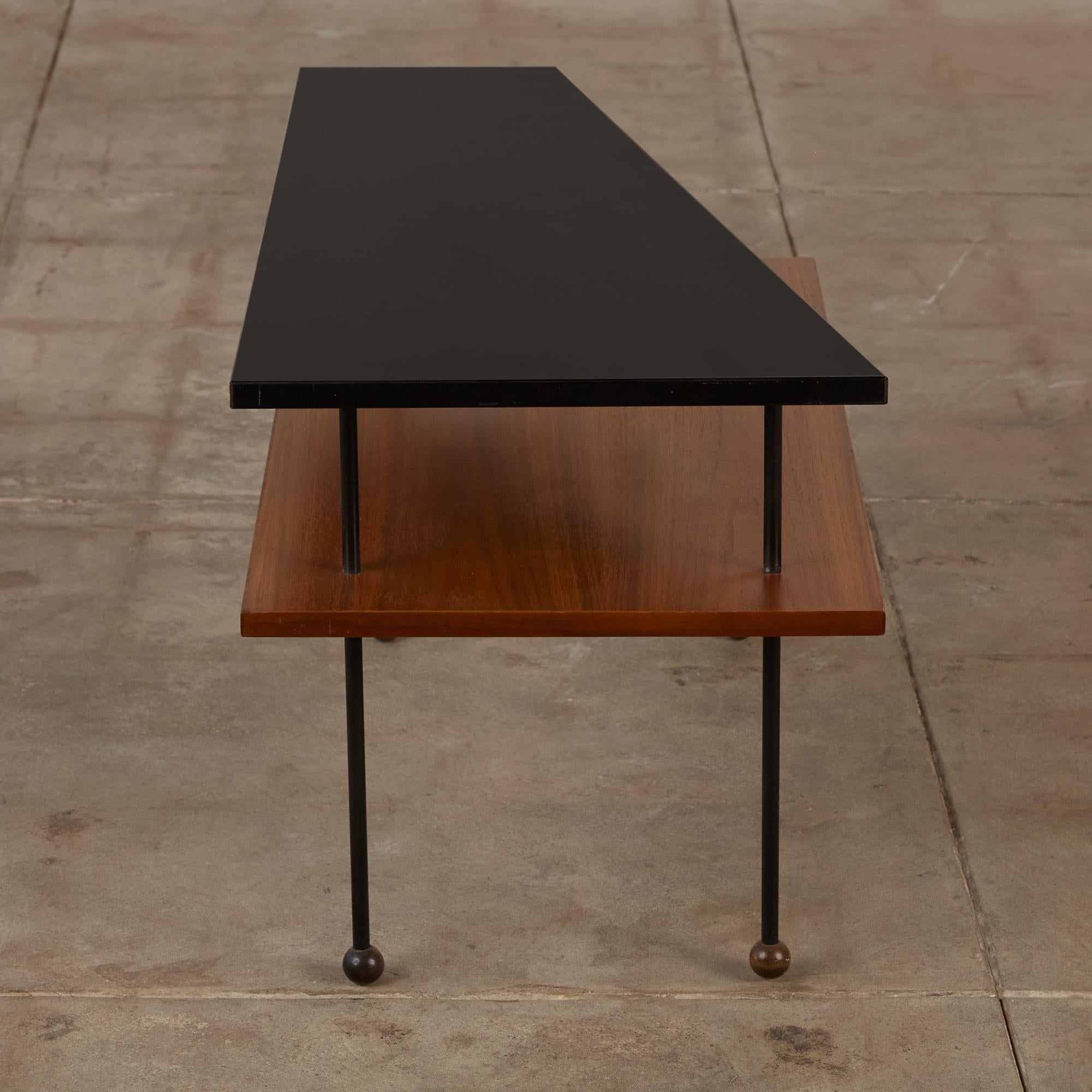 Metal Rare Greta Grossman Side Table for Glenn of California