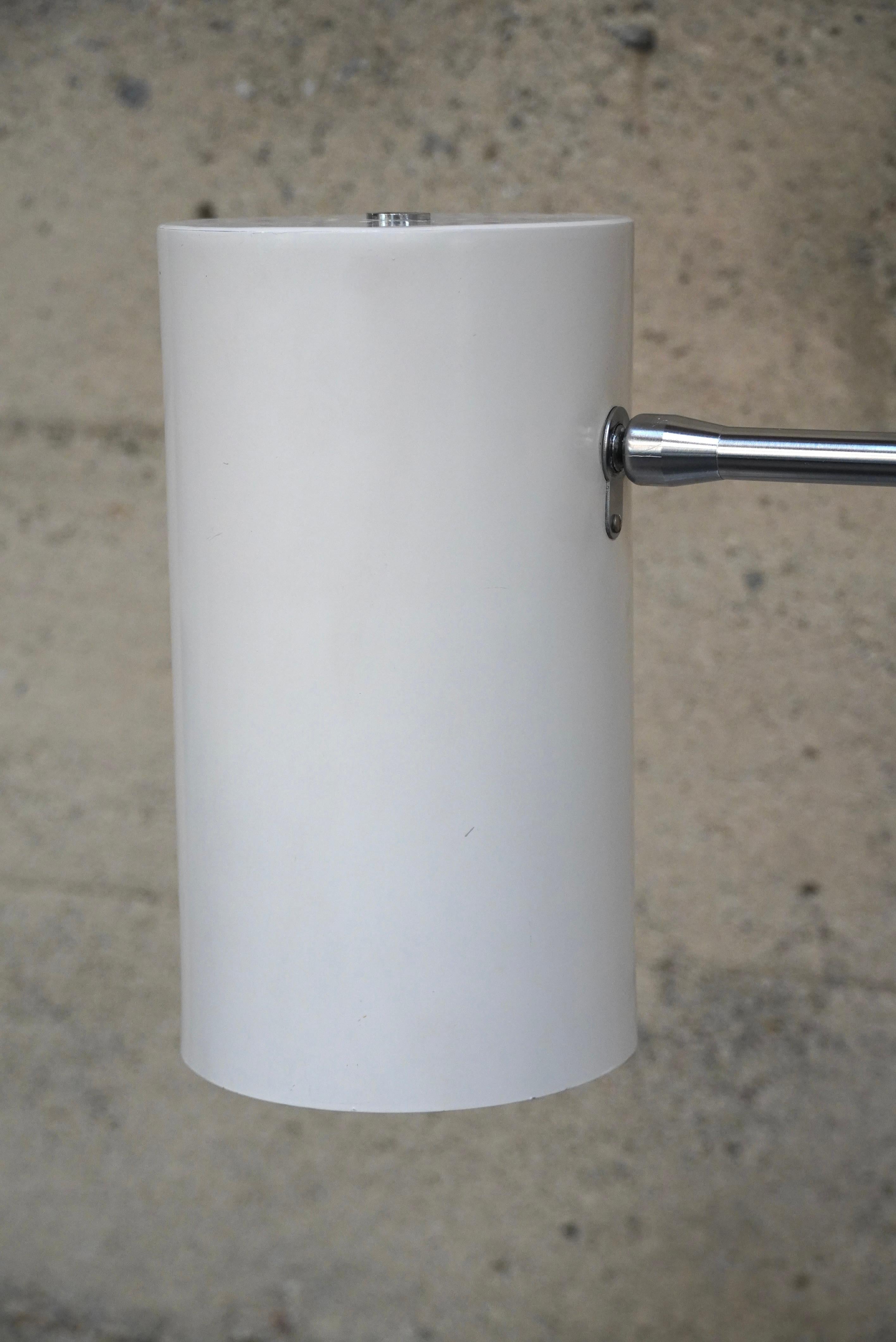 Rare Greta Von Nessen Double Cone Adjustable Table Lamp For Sale 3