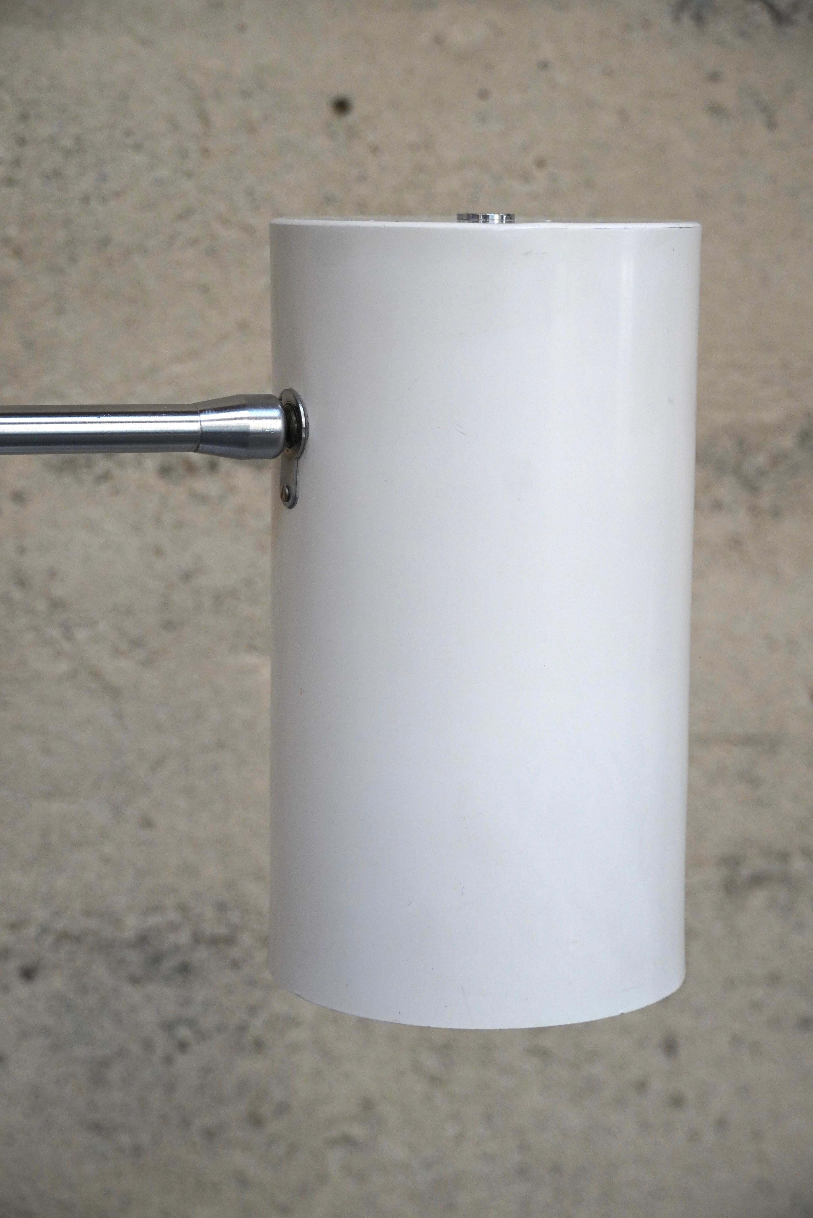 Rare Greta Von Nessen Double Cone Adjustable Table Lamp For Sale 4