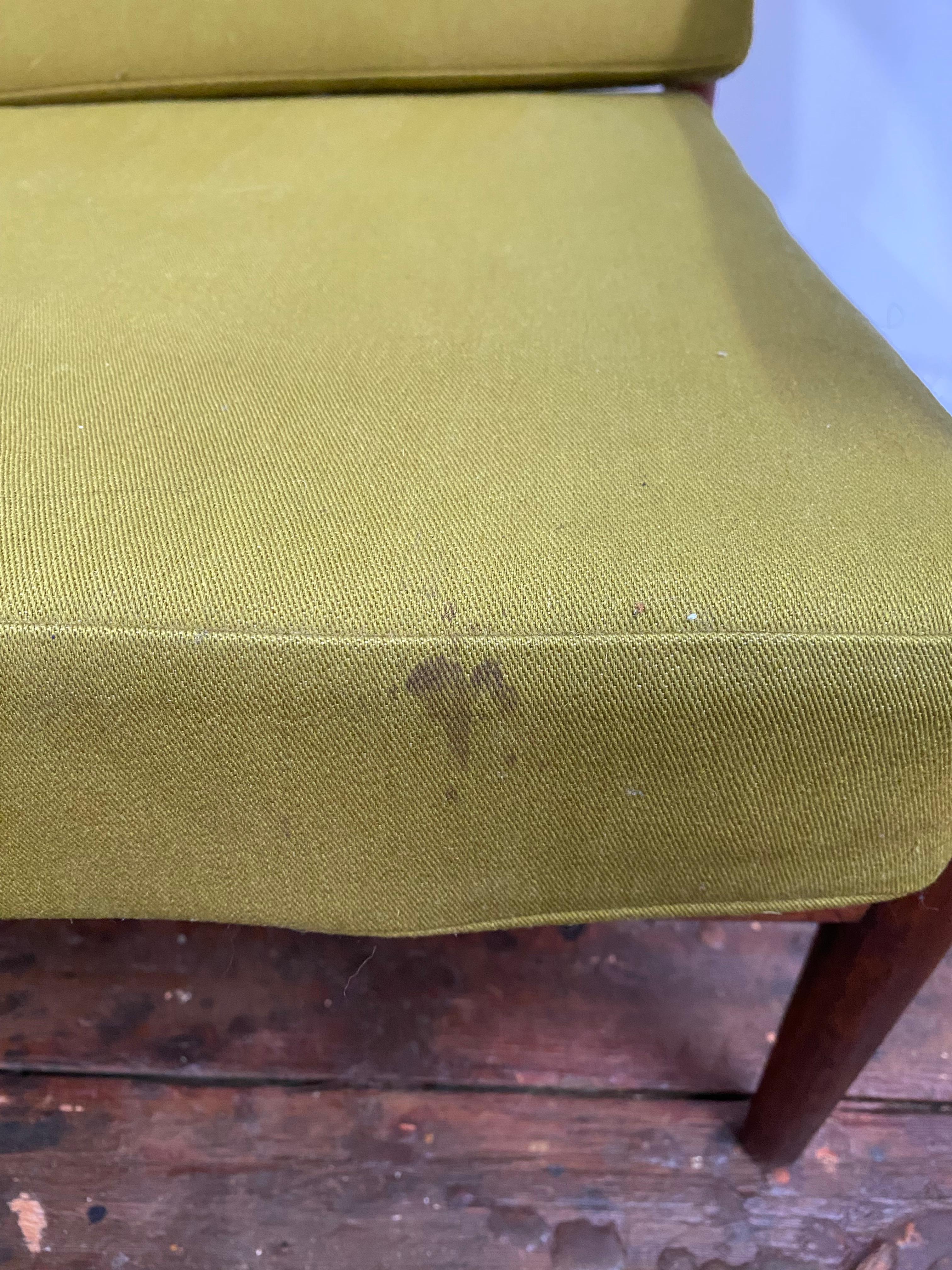 Raro divano moderno danese a quattro posti in teak di Grete Jalk per France and Son in vendita 11