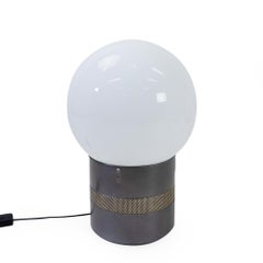 Rare Grey Color Mezzoracolo Table Lamp by Gae Aulenti for Artemide, 1990s