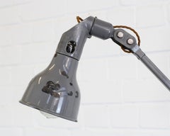 Rare Grey Floor Standing Mek Elek Lamp, circa 1950s