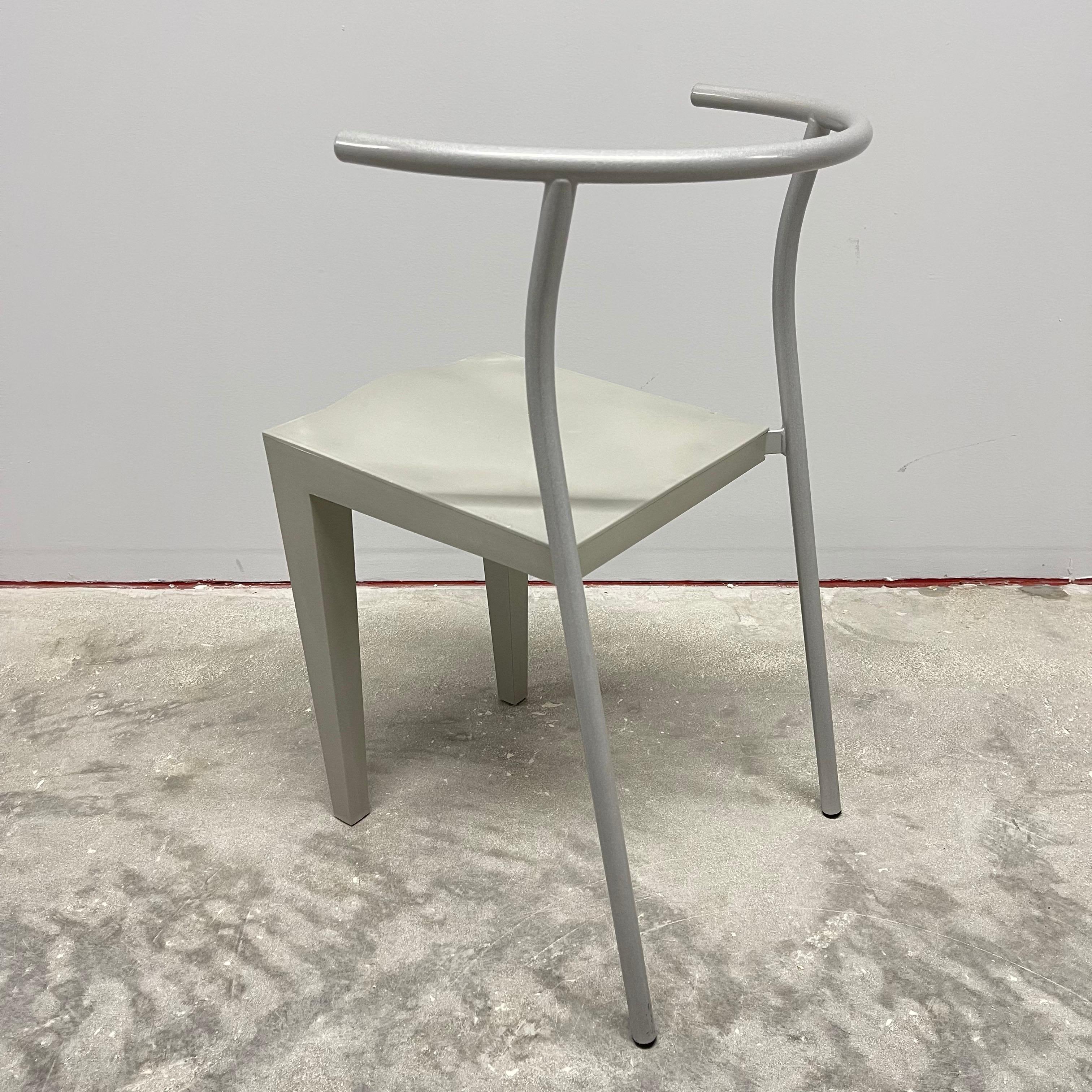 Moulé Rare chaise grise postmoderne « Dr Glob » de Philippe Starck pour Kartell, Italie, 1990 en vente