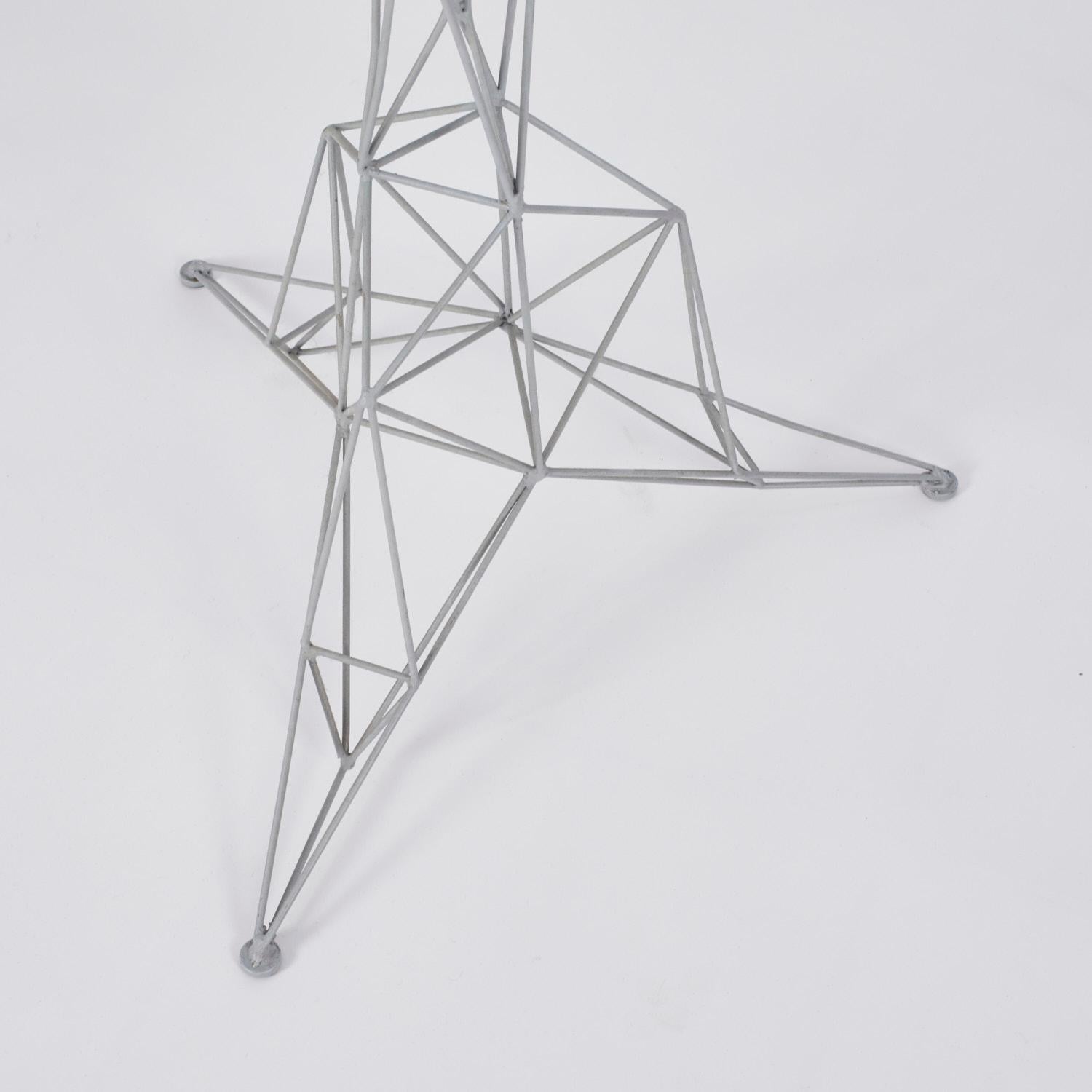 Rare Grey Pylon Table Designed in 1992 by Tom Dixon for Cappellini In Good Condition In Milan, IT