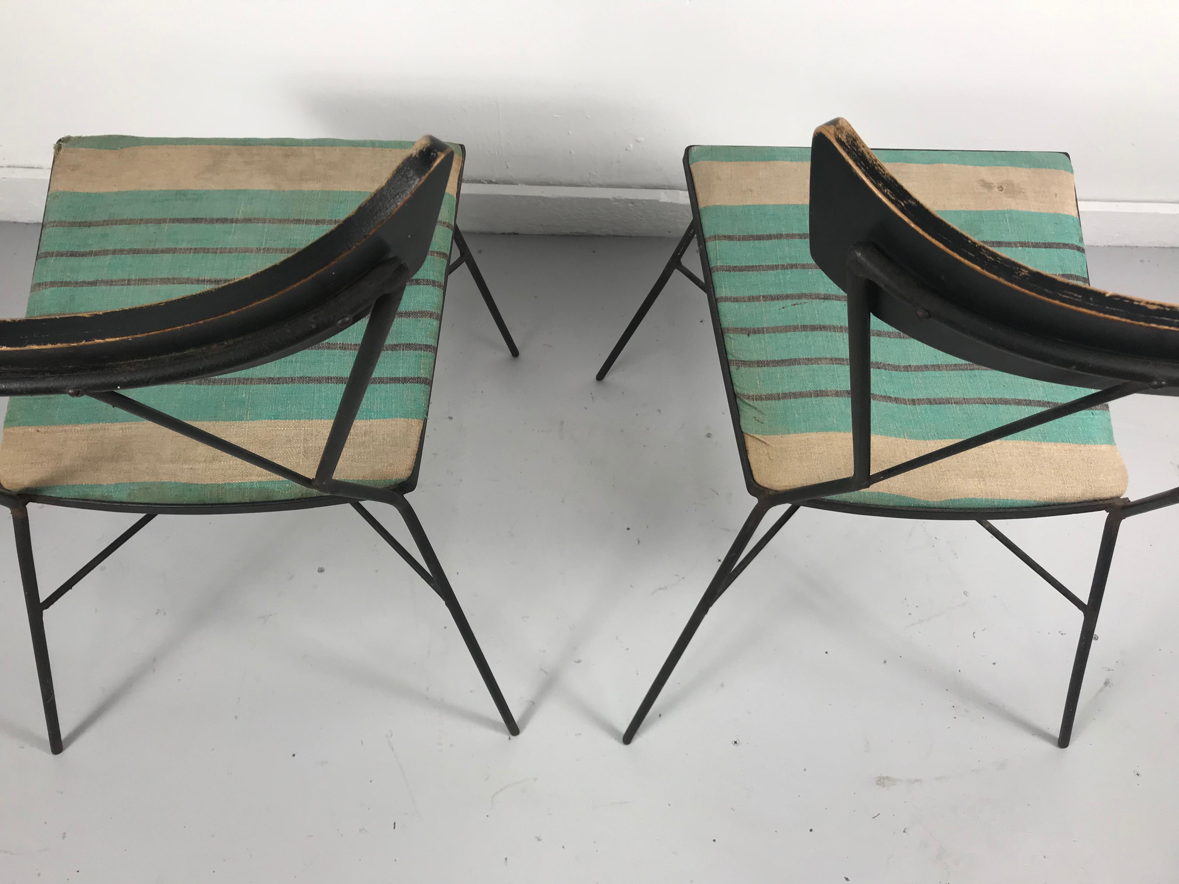 Fabric Rare Group 76 Chairs by Paul McCobb for Arbuck
