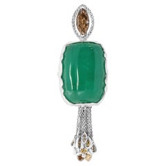 RARE GRS Certified 47.73 Carat Emerald Pendant