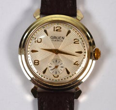 Rare Gruen 416 Swiss Men's Wrist Watch