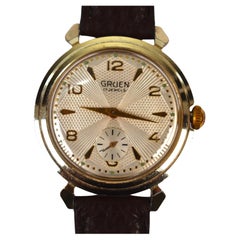 Rare montre-bracelet Gruen 416 Swiss pour homme