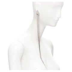 rare GUCCI ALESSANDRO MICHELE triangle long tassel single statement earring