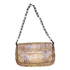 Seltene GUCCI by Tom Ford 2000 Exotische Haut Clutch Bag Geldbörse mit Kettenriemen