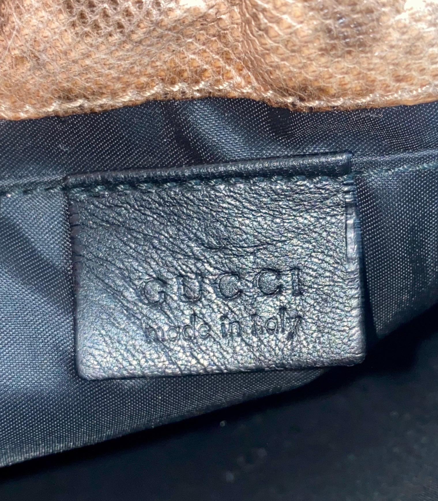 Seltene GUCCI by Tom Ford 1999 Exotische Karung Haut Clutch Tasche Handtasche 4