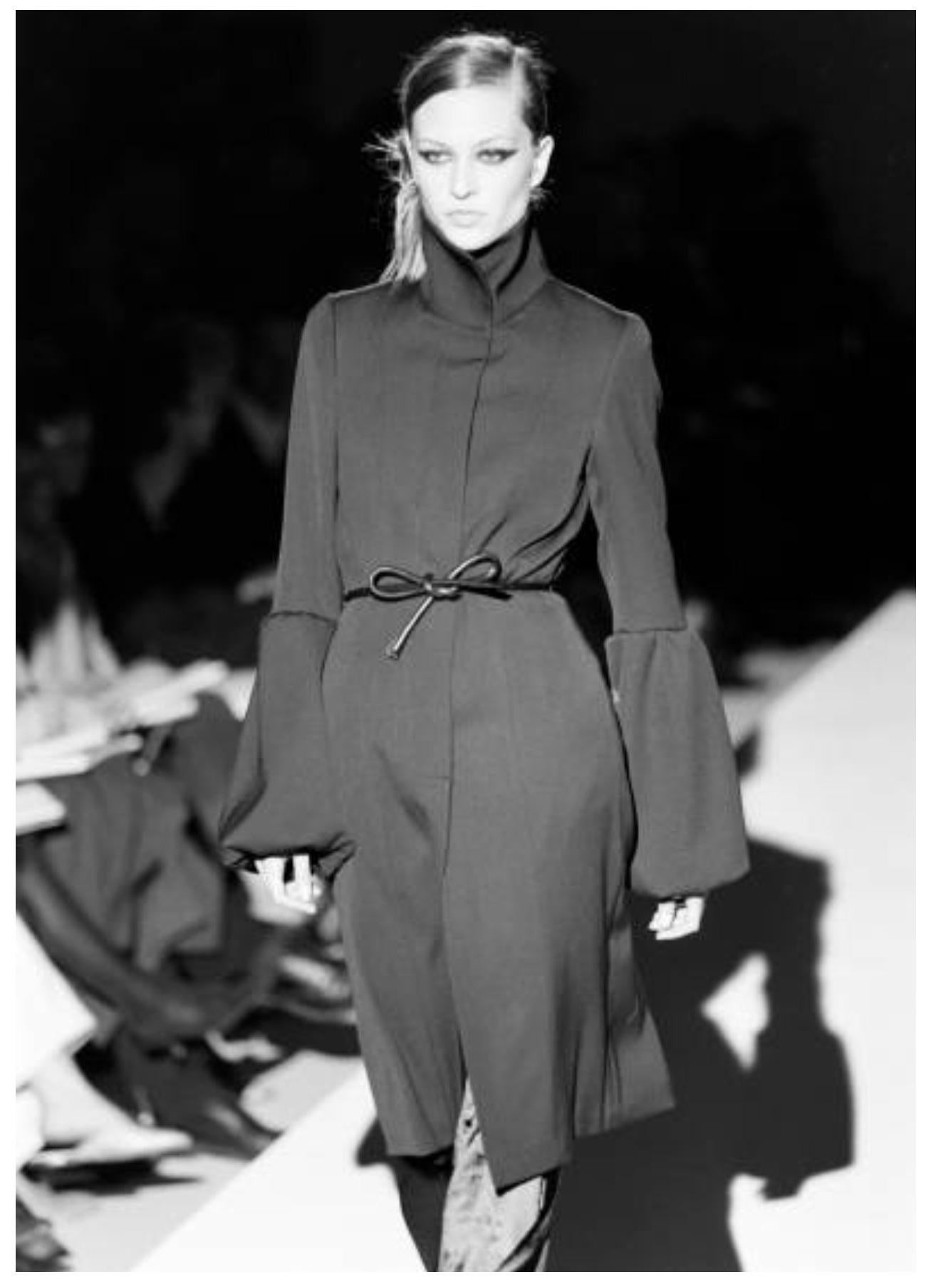 Rare! Gucci by Tom Ford Fall 1999 Runway wool coat at 1stDibs