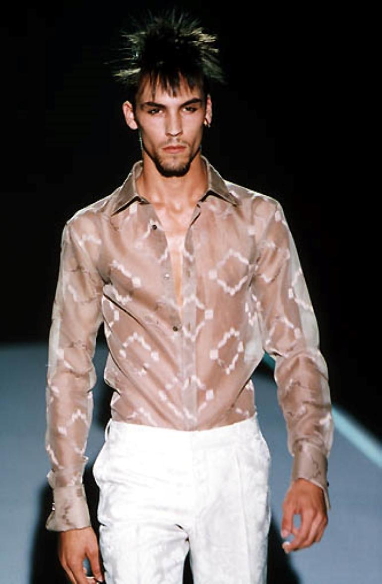 Rare! Gucci by Tom Ford Menswear SS 2000 Runway pants 7
