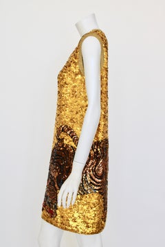 RARE Gucci Gold Sequin dress