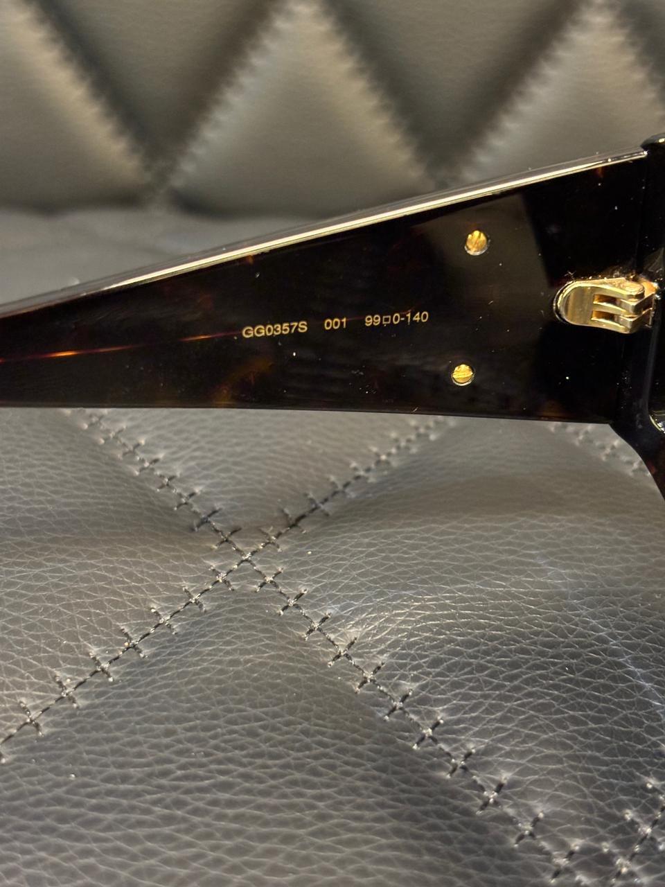 Rari occhiali da sole Gucci Hollywood Night Crystal Shield in vendita 5