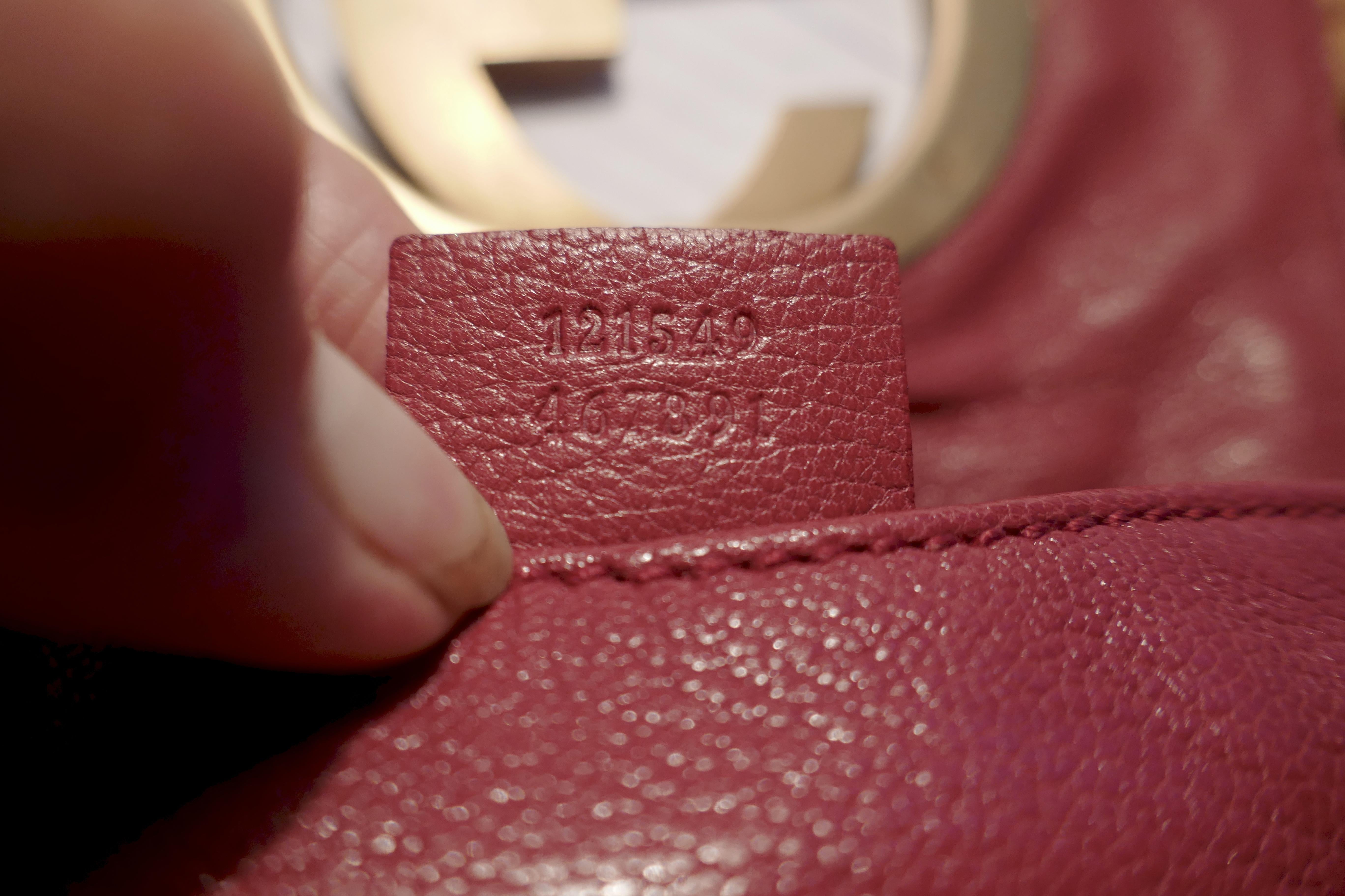 Gucci - Sac à bandoulière porté épaule en cuir rose « Soho », rare et rare   Bon état - En vente à Chillerton, Isle of Wight