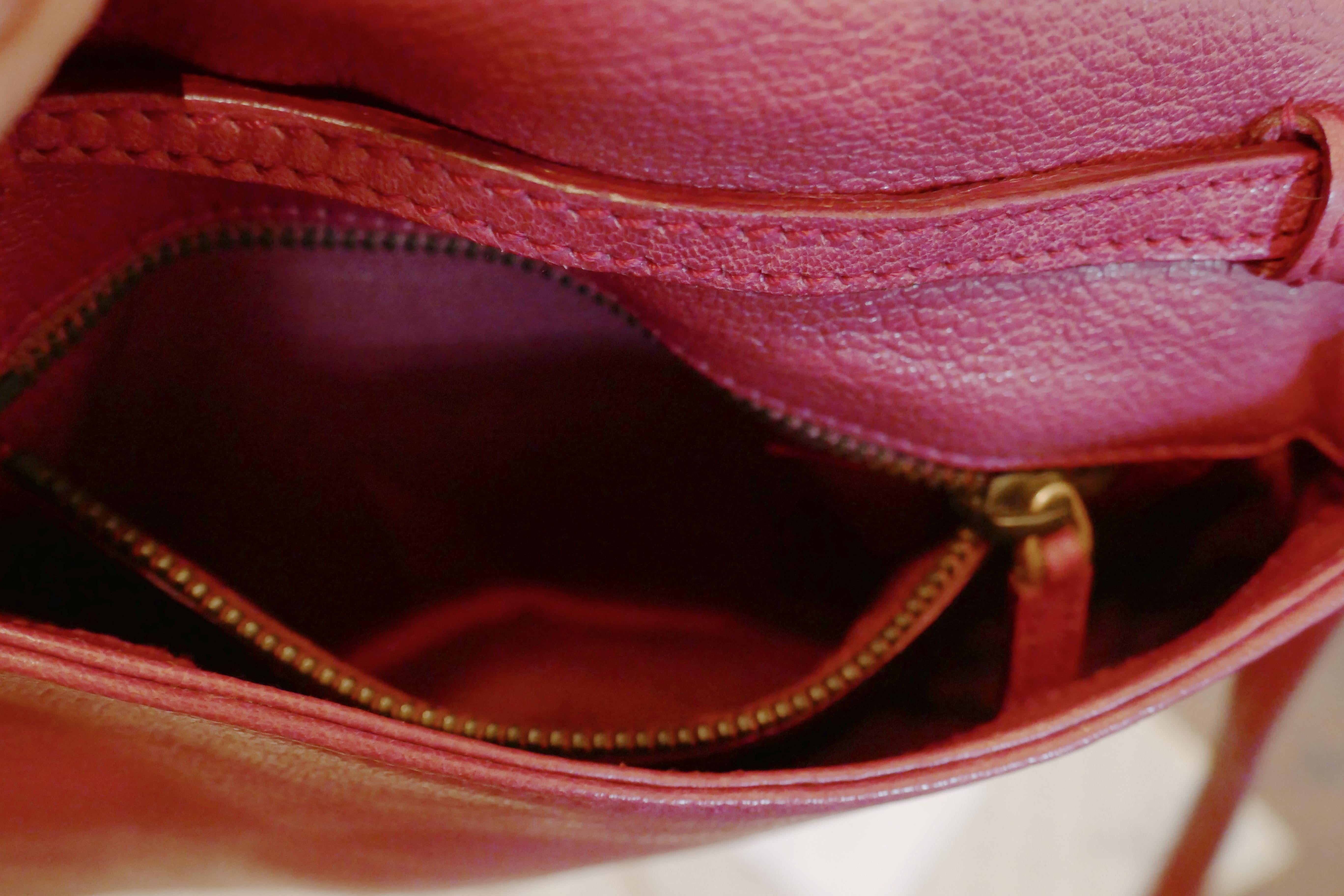 Gucci - Sac à bandoulière porté épaule en cuir rose « Soho », rare et rare   en vente 1