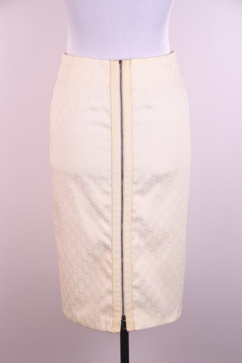 ¡Raro! Falda con monograma Gucci Tom Ford 2000 en venta 4