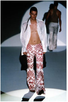 Rare Gucci Tom Ford SS 2000 Trousers  Vintage Runway  Size 40