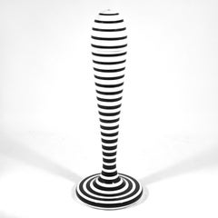 Raro vaso/scultura Guido Venturini "Lingam" di Alessi