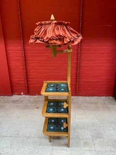 Rare Guillerme et Chambron Floor Lamp, Votre Maison Edition, circa 1970