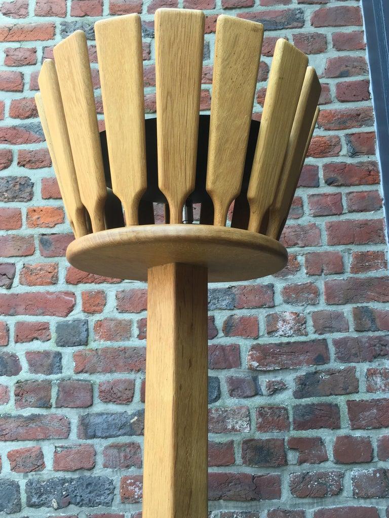 Mid-Century Modern Rare Guillerme et Chambron Lampadaire halogène, Edition Votre Maison circa 1970 en vente
