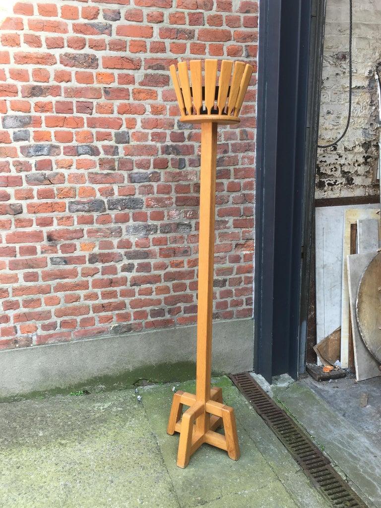 Fin du 20e siècle Rare Guillerme et Chambron Lampadaire halogène, Edition Votre Maison circa 1970 en vente