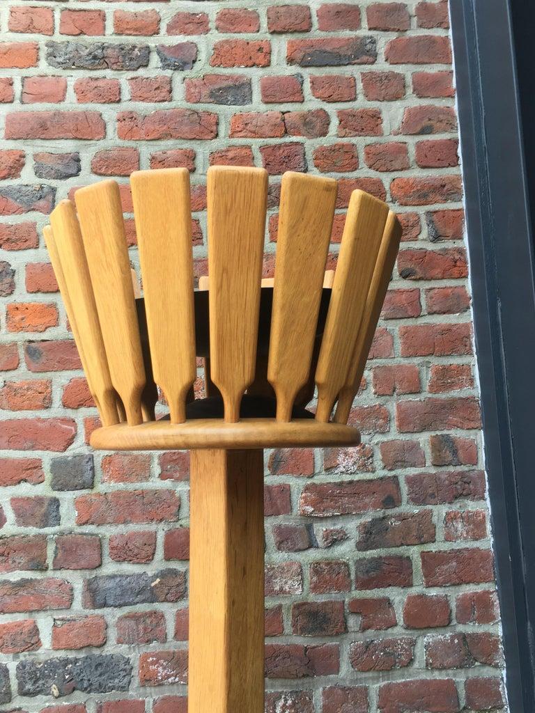 Rare Guillerme et Chambron Lampadaire halogène, Edition Votre Maison circa 1970 en vente 2