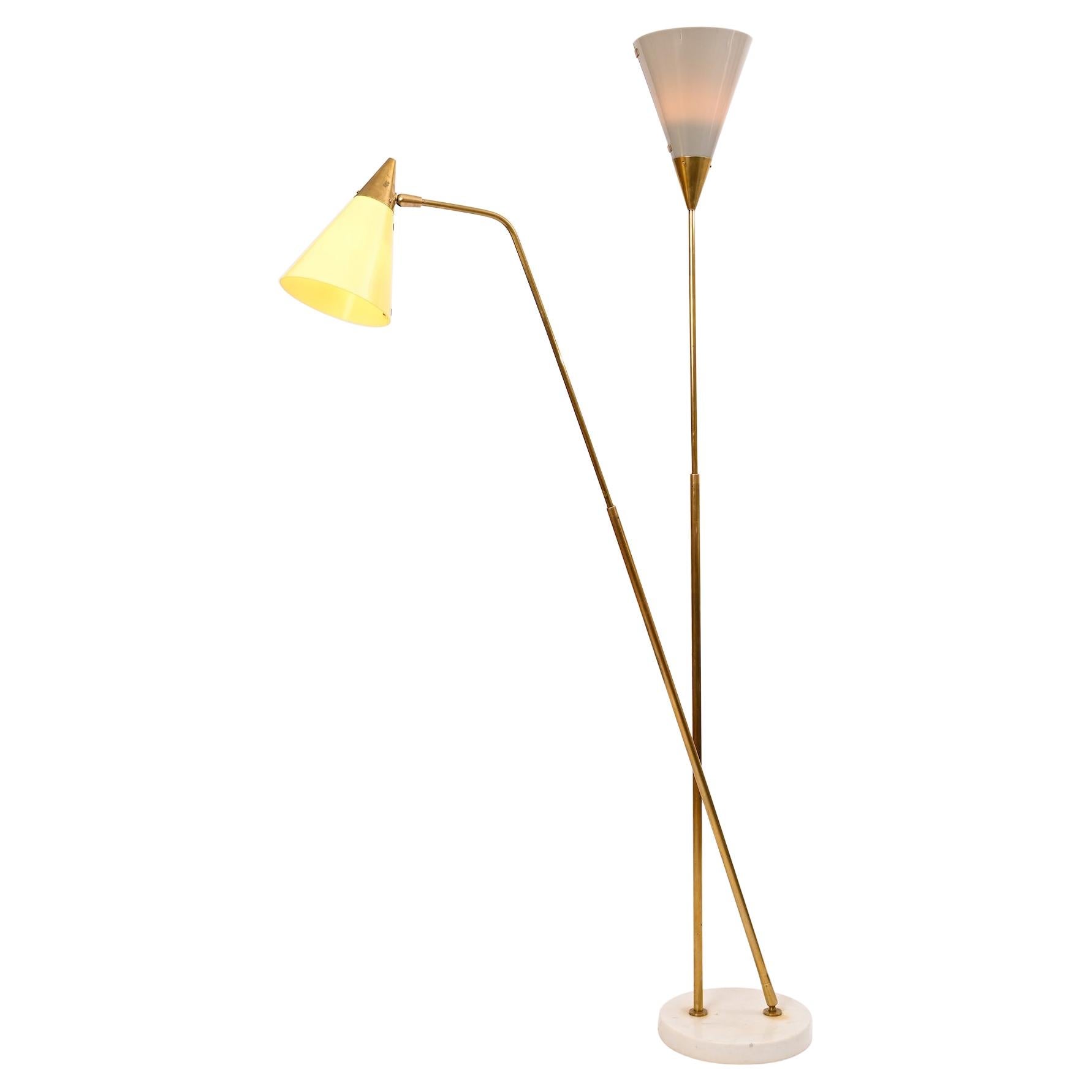 Rare Guiseppe Ostuni Floor Lamp, c1950