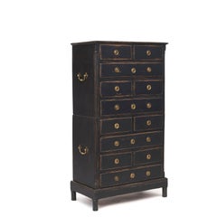 Rare Gustavian 'Louis XVI' 'Chest on Chest' Chest of Drawers, c 1780
