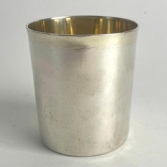 Rare Gustavian silver cup by Johan Stras from Stockholm, Sweden dated 1792