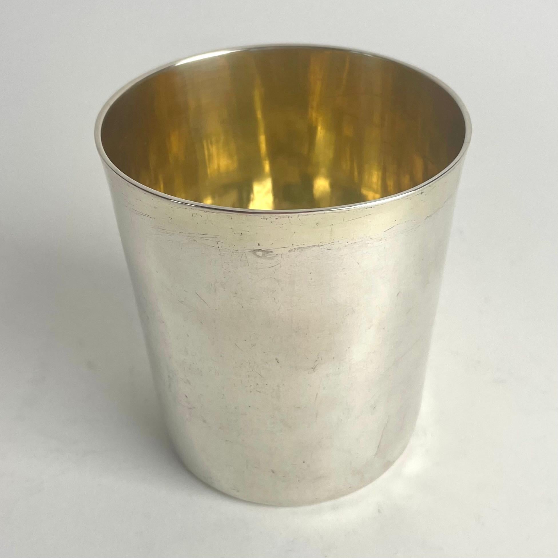 Gustaviano Rara coppa d'argento gustaviana di Johan Stras da Stoccolma, Svezia, datata 1792 in vendita