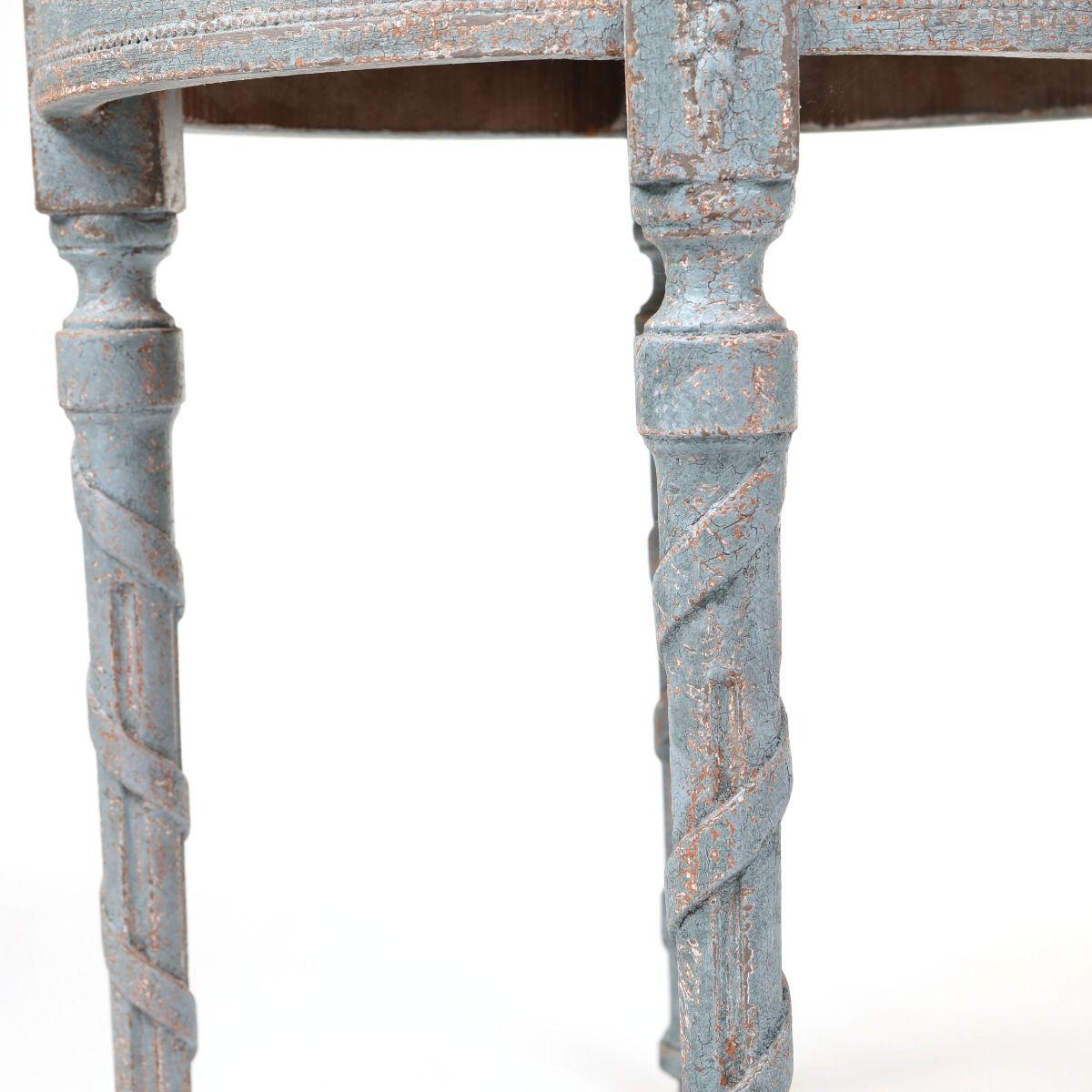 19th Century Rare Gustavian Tray Table with Öland Limestone Top For Sale