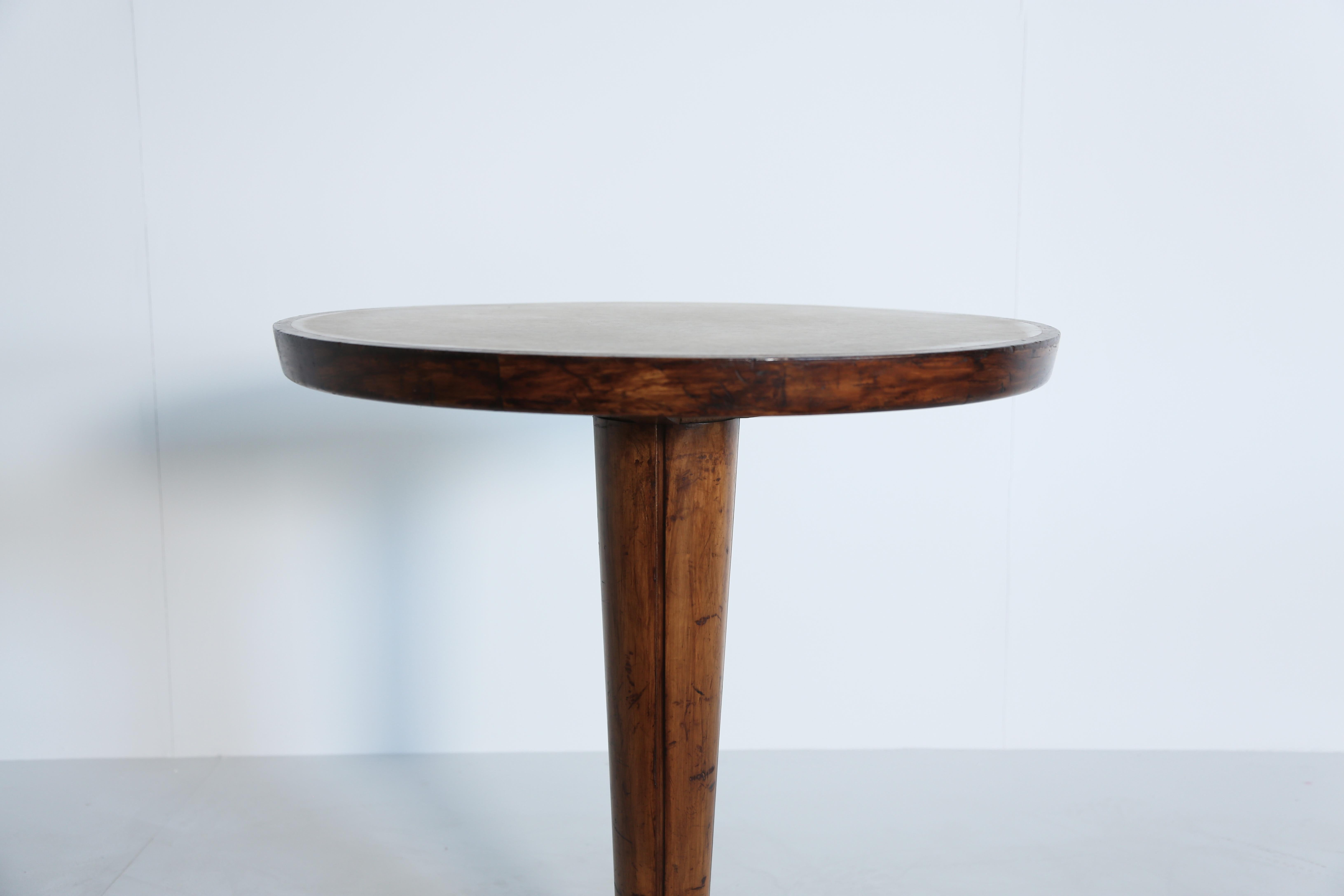 Rare table d'appoint Gustavo Pulitzer Finali, Italie, années 1950 en vente 3