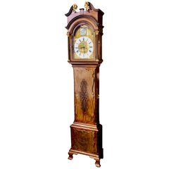 Rare Haig & Chippendale Geo. III 8-day, Hour Strike Longcase Grandfather Clock