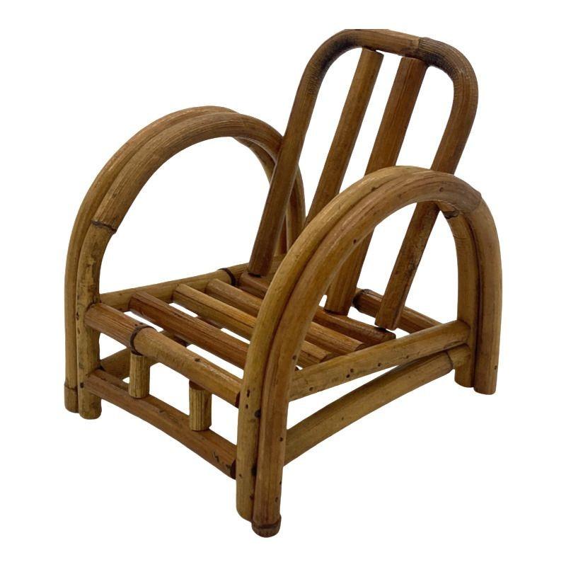 Americano Raro campione di vendita Half Moon Sofa e Lounge Chair in rattan e sedia a dondolo in vendita