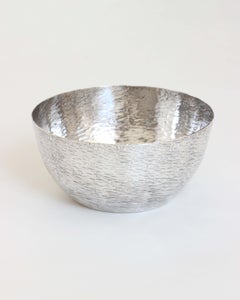 Hammered Silver Bowl by Tapio Wirkkala, TW 243, Finland, 1971, Decorative Bowl